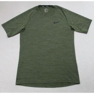 Nike Pro Dri-Fit Shirt Mens Medium Green Training Athletic Top BV5647-325